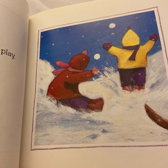 OH! Kids Book 90s Vintage Kevin Henkes 1999 Snow winter playtime Hardcover Book - Picture 9 of 17